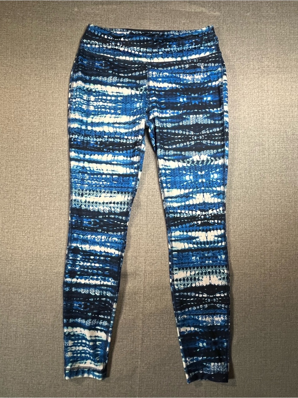 Danskin Now Dri-More Fitted Blue Athletic leggings, size small 4/6